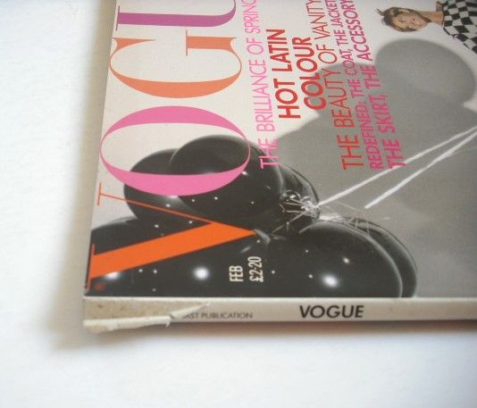British Vogue magazine - February 1990