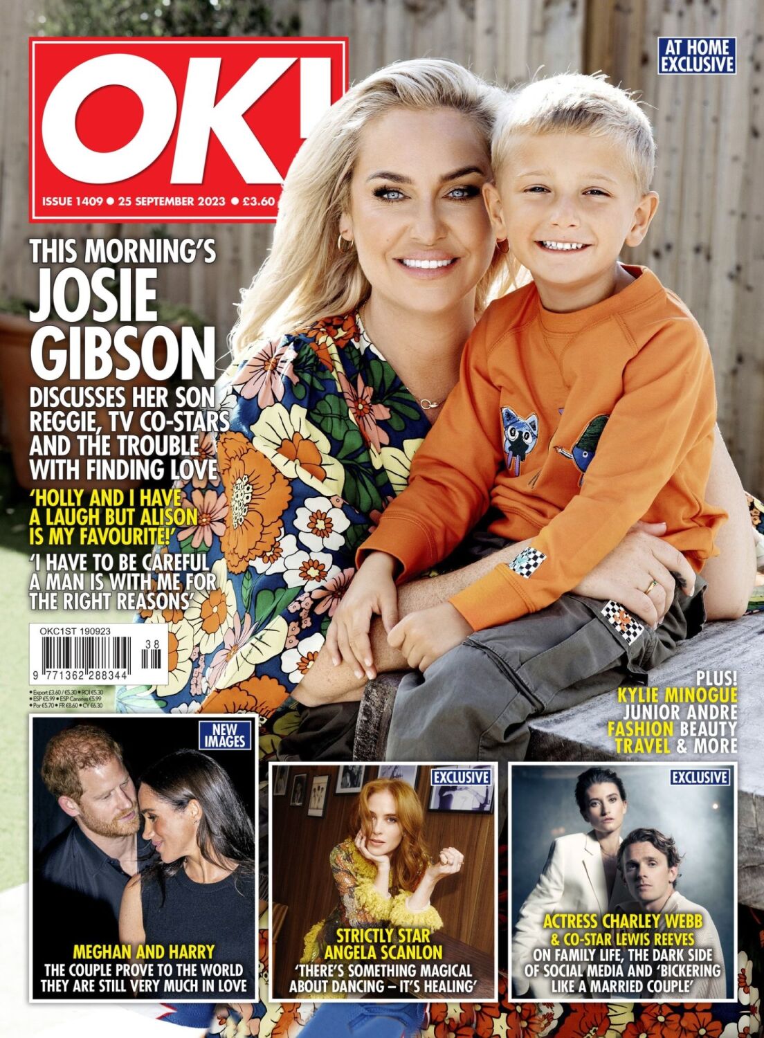 <!--2023-09-25-->OK! magazine - Josie Gibson and son Reggie cover (25 Septe