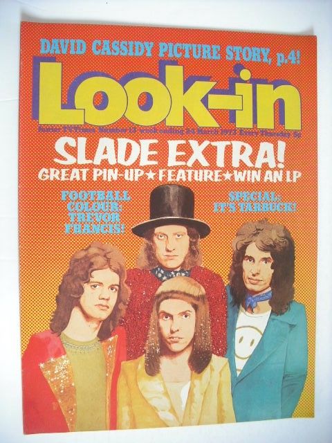 <!--1973-03-24-->Look In magazine - Slade cover (24 March 1973)