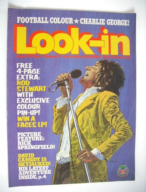 <!--1973-04-07-->Look In magazine - Rod Stewart cover (7 April 1973)