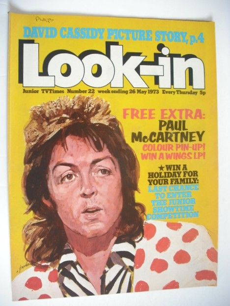 <!--1973-05-26-->Look In magazine - Paul McCartney cover (26 May 1973)