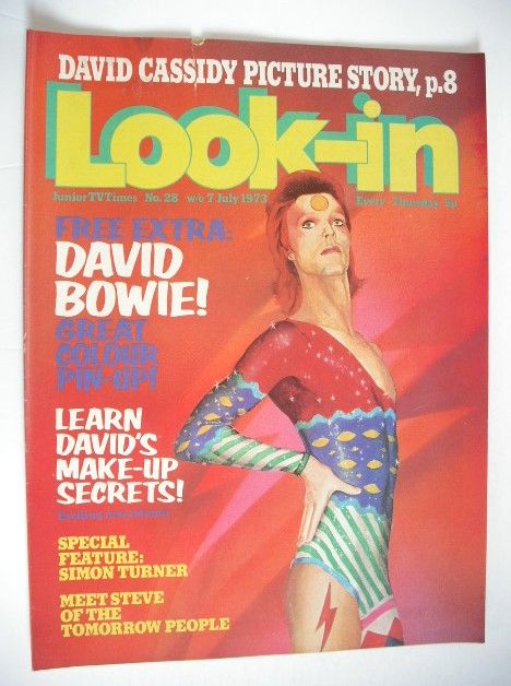 Look In magazine - David Bowie cover (7 July 1973)