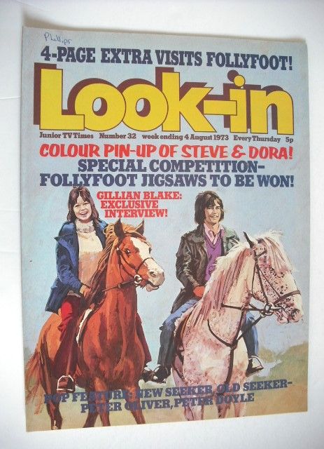 <!--1973-08-04-->Look In magazine - Follyfoot cover (4 August 1973)