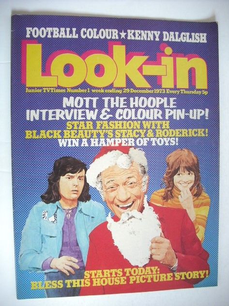 Look In magazine - Bless This House cover (29 December 1973)