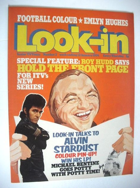 Look In magazine - Roy Hudd cover (12 January 1974)