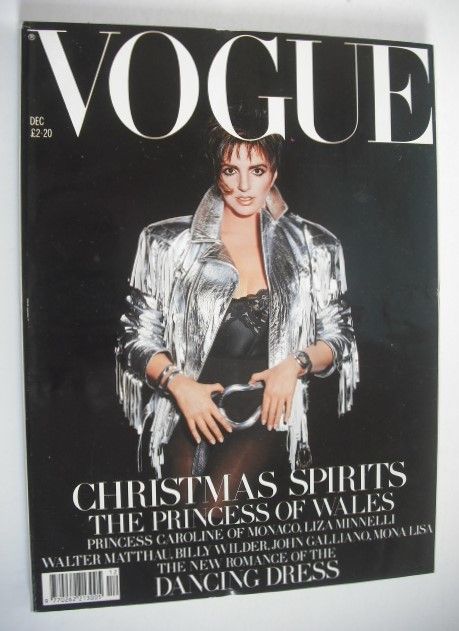 <!--1989-12-->British Vogue magazine - December 1989 - Liza Minnelli cover