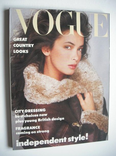 British Vogue magazine - November 1986