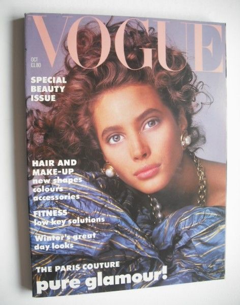<!--1986-10-->British Vogue magazine - October 1986 - Christy Turlington co