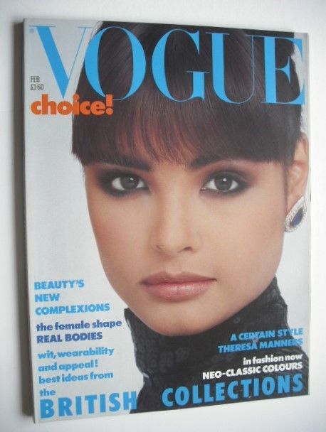 British Vogue magazine - February 1986