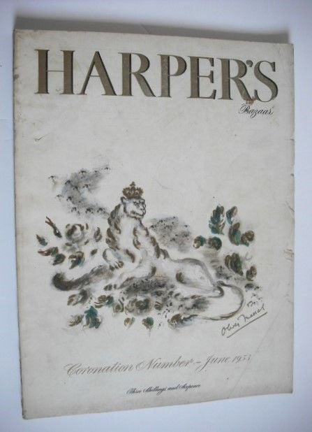Harper's Bazaar magazine - June 1953 (Coronation Issue)