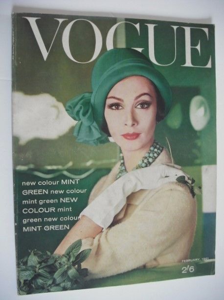 British Vogue magazine - 1 February 1961 (Vintage Issue)