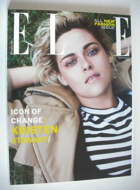 British Elle magazine - September 2016 - Kristen Stewart cover (Subscriber's Edition)