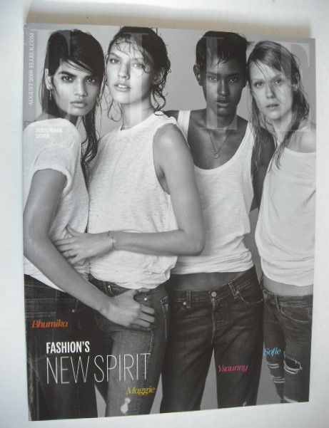 British Elle magazine - August 2016 - Fashion's New Spirit cover (Subscriber's Edition)