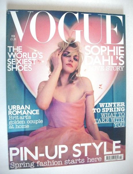 <!--2003-02-->British Vogue magazine - February 2003 - Sophie Dahl cover