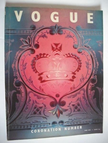 British Vogue magazine - June 1953 - Coronation Issue