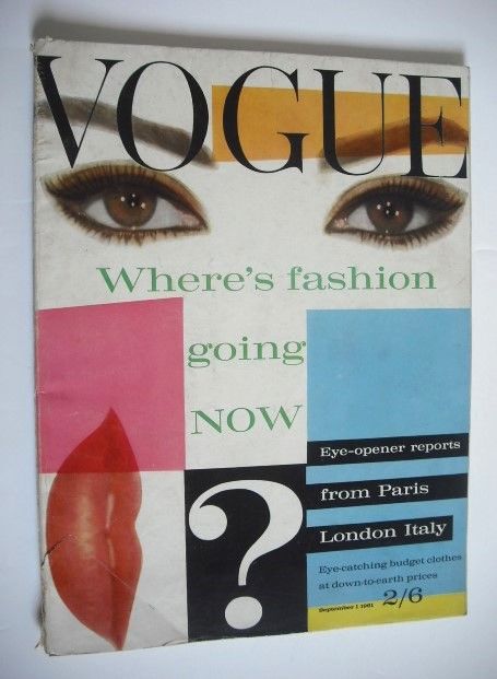 British Vogue magazine - 1 September 1961 (Vintage Issue)