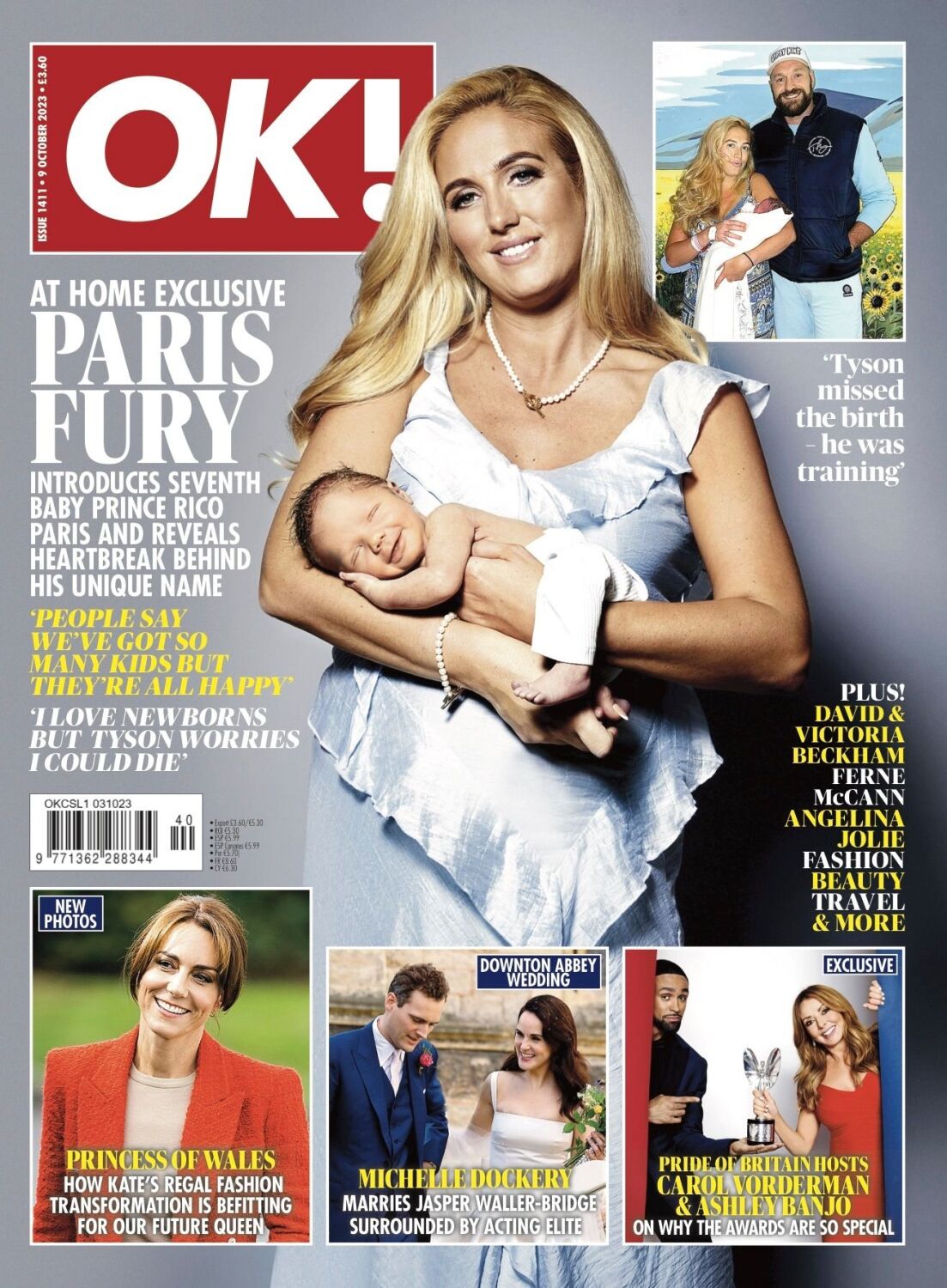 <!--2023-10-09-->OK! magazine - Paris Fury cover (9 October 2023 - Issue 14