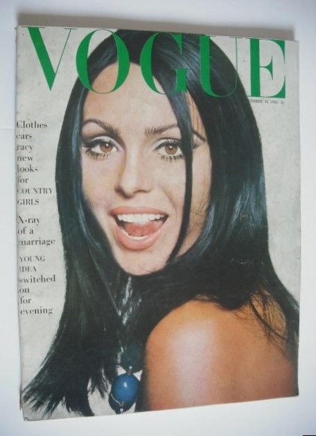 <!--1964-10-15-->British Vogue magazine - 15 October 1964 - Daliah Lavi cov