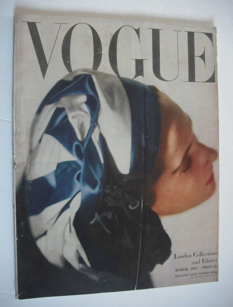 British Vogue magazine - March 1947 (Vintage Issue)