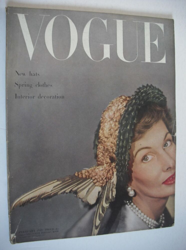 British Vogue magazine - February 1949 (Vintage Issue)