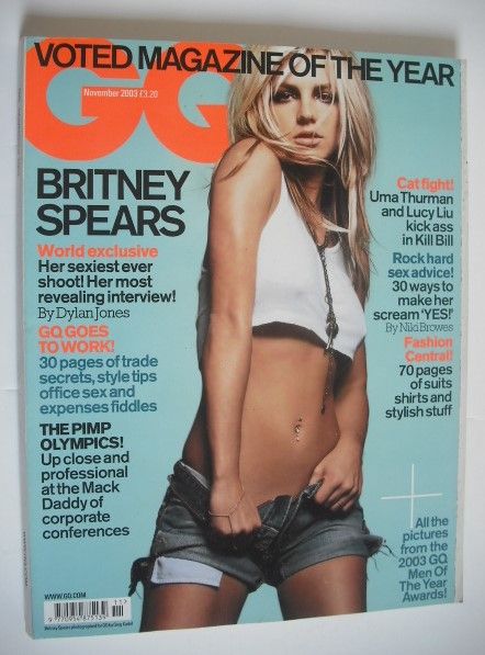 British GQ magazine - November 2003 - Britney Spears cover