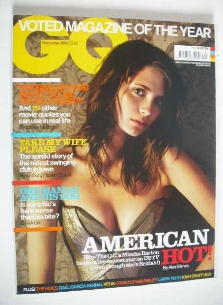 British GQ magazine - September 2004 - Mischa Barton cover