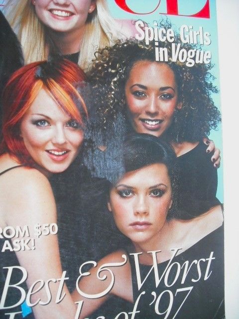 US Vogue magazine - January 1998 - The Spice Girls cover