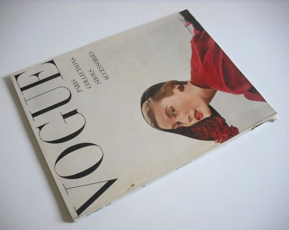 British Vogue magazine - October 1949 (Vintage Issue)