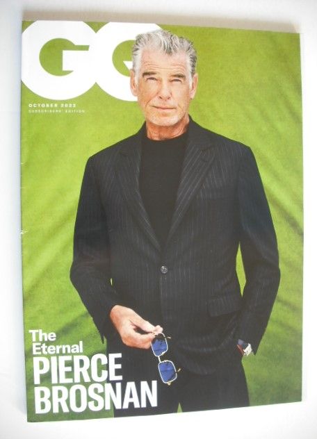 British GQ magazine - October 2022 - Pierce Brosnan cover (Subscriber's Issue)