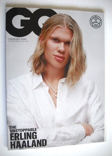 <!--2023-02-->British GQ magazine - February 2023 - Erling Haaland cover (S