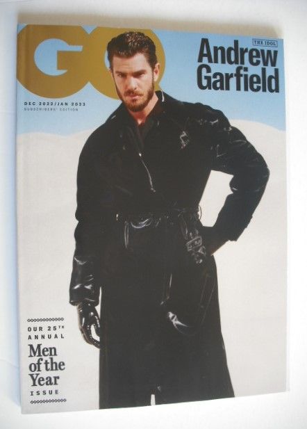 British GQ magazine - December 2022 - Andrew Garfield cover (Subscriber's Issue)