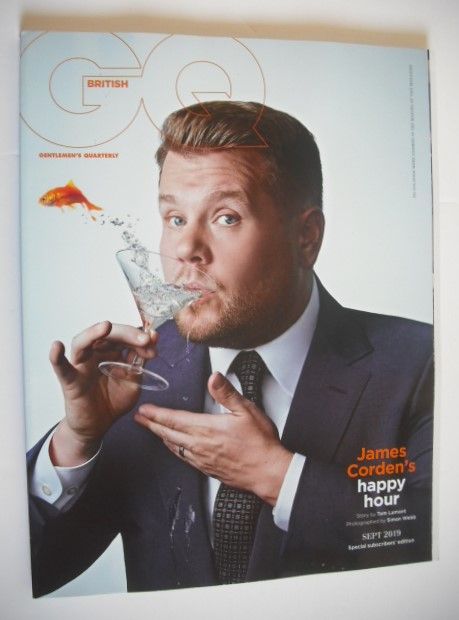 British GQ magazine - September 2019 - James Corden cover (Subscriber's Issue)