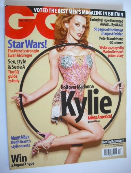 British GQ magazine - May 2002 - Kylie Minogue cover