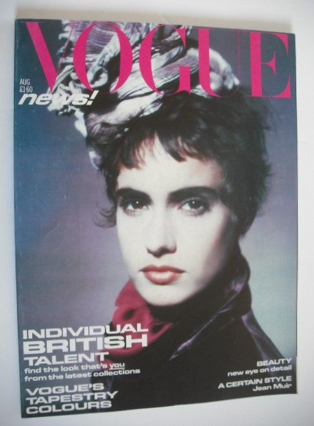 British Vogue magazine - August 1985