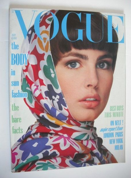 British Vogue magazine - July 1985