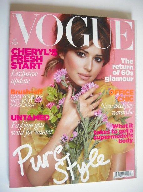 British Vogue magazine - October 2010 - Cheryl Cole cover