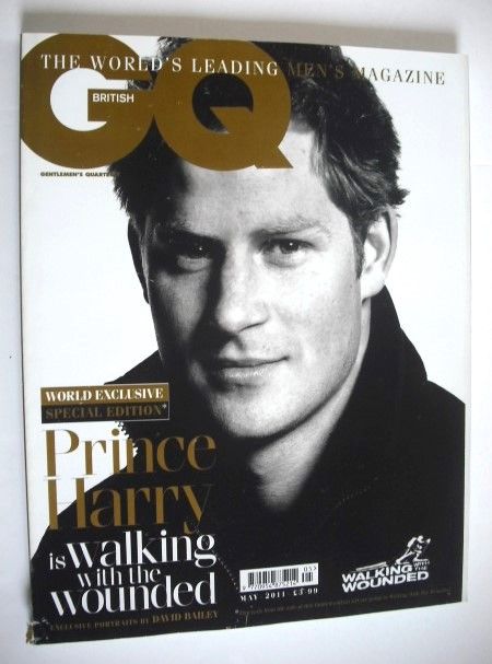 British GQ magazine - May 2011 - Prince Harry cover