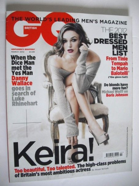 British GQ magazine - March 2012 - Keira Knightley cover