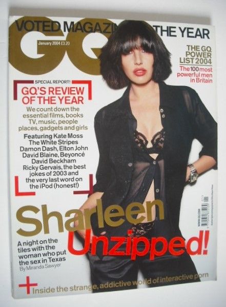 British GQ magazine - January 2004 - Sharleen Spiteri cover