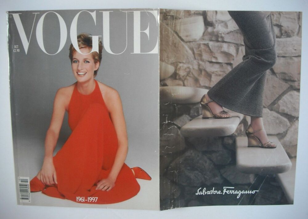 British Vogue magazine - October 1997 - Princess Diana cover