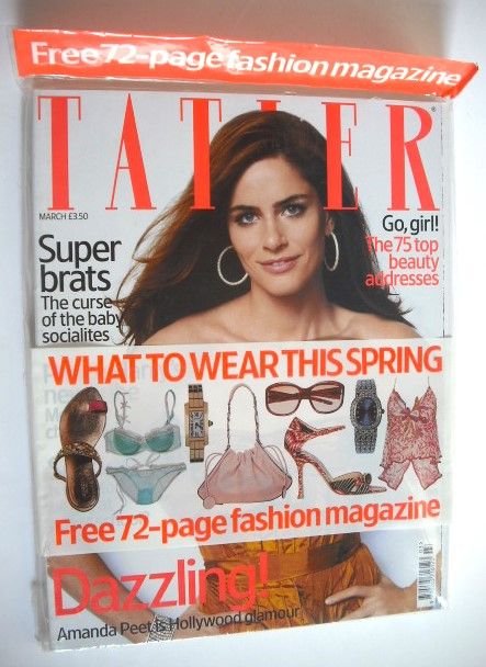 Tatler magazine - March 2005 - Amanda Peet cover