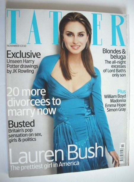 <!--2004-11-->Tatler magazine - November 2004 - Lauren Bush cover