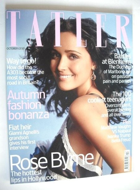 Tatler magazine - October 2004 - Rose Byrne cover