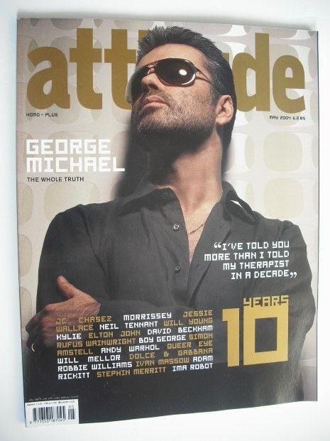 Attitude magazine - George Michael cover (May 2004)