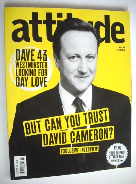 Attitude magazine - David Cameron cover (March 2010)