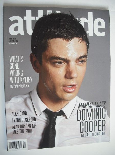 Attitude magazine - Dominic Cooper cover (July 2008 - Issue 168)
