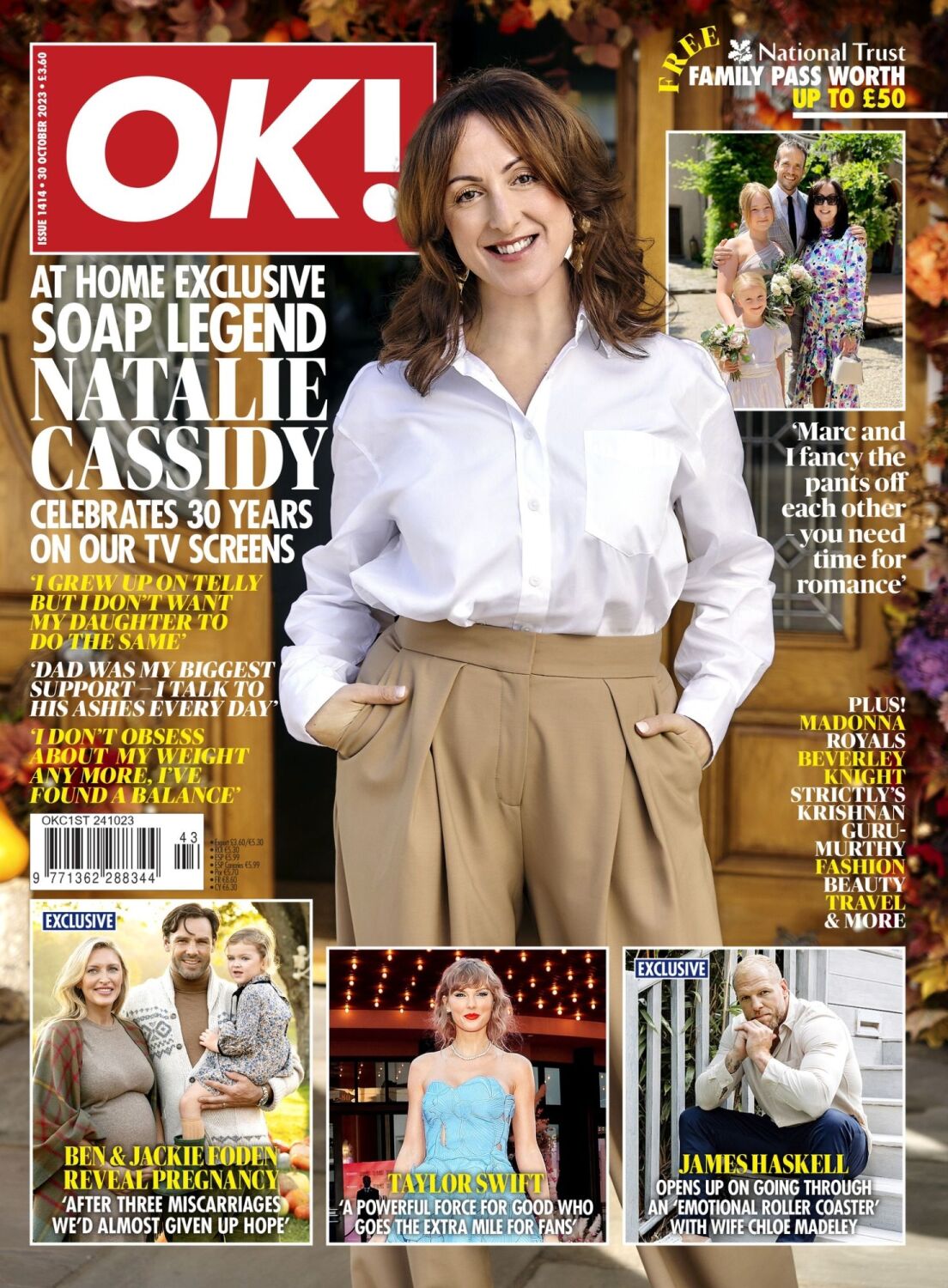<!--2023-10-30-->OK! magazine - Natalie Cassidy cover (30 October 2023 - Is