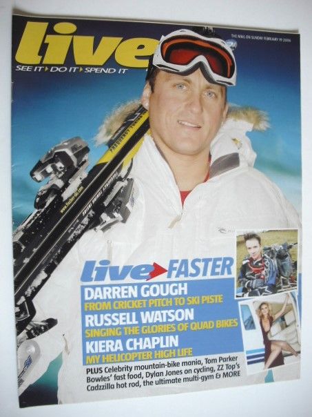 <!--2006-02-19-->Live magazine - Darren Gough cover (19 February 2006)