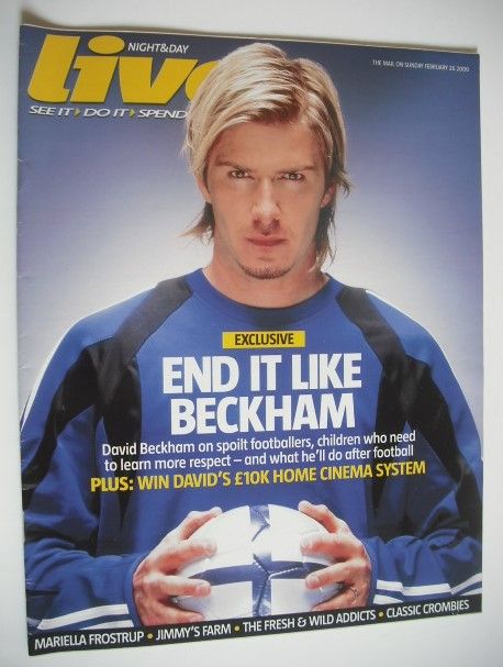 Live magazine - David Beckham cover (26 February 2006)