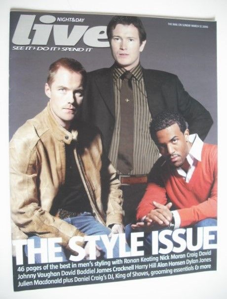 <!--2006-03-12-->Live magazine - Ronan Keating, Nick Moran, Craig David cov